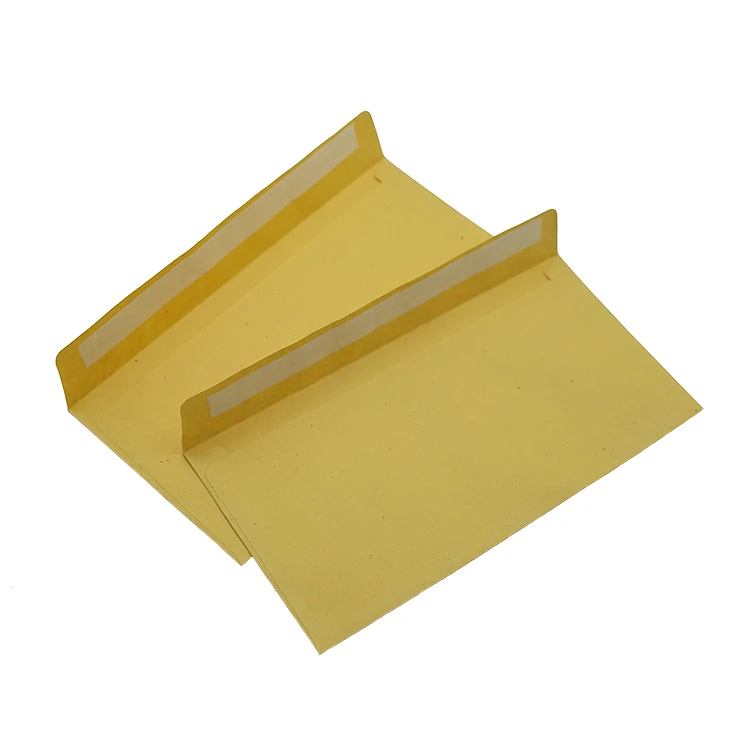Professional Custom Kraft Paper Envelope With High Quality with peel and seal
