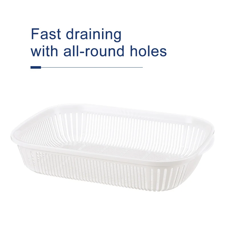 Kitchen & Tabletop 2 in 1 Colanders and Strainers Kitchen Tools & Gadgets Sink Colander Strainer Drain Basket