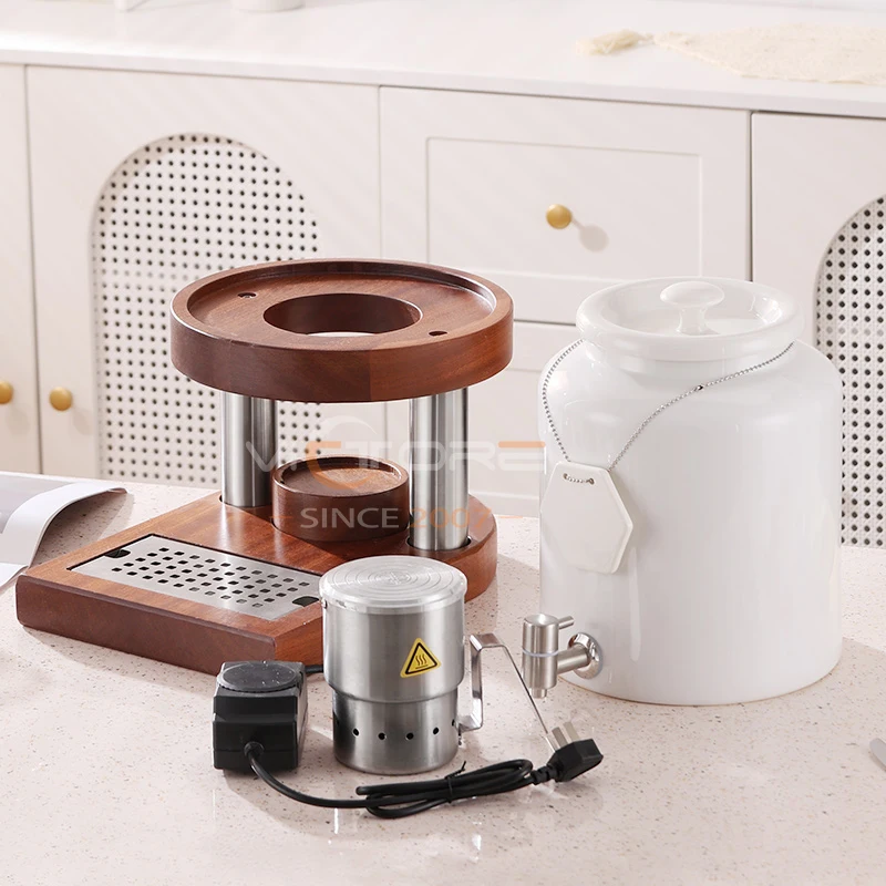 Restaurant hotel equipment juice dispenser supplies hot or cold 10L Ceramic milk dispenser