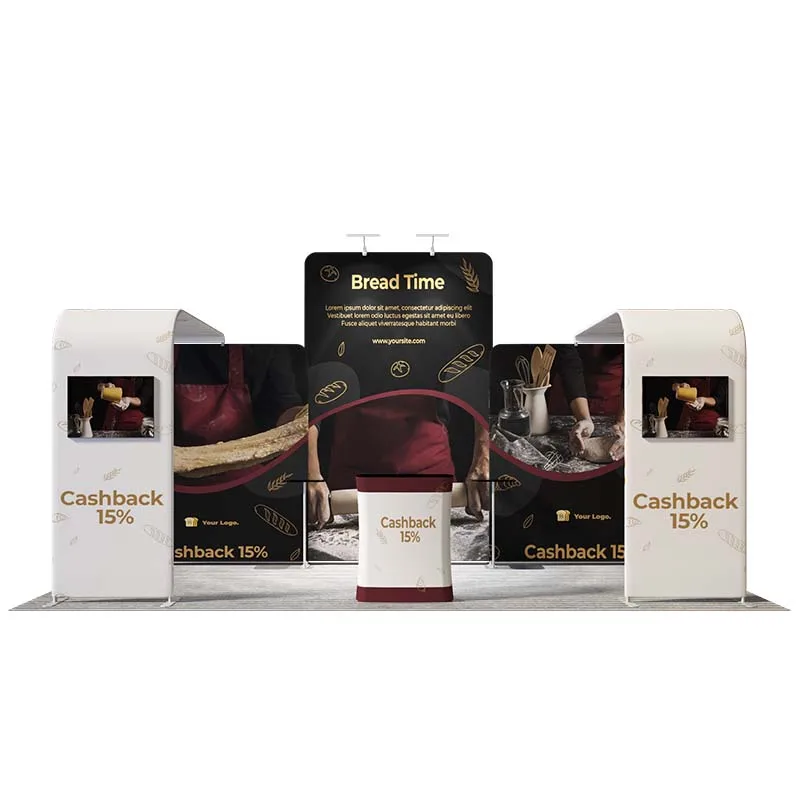 10 X 10ft Portable Exhibition Stand Display Booth Trade Show Displays Standard Sized Booth Setups For A Successful Exhibit