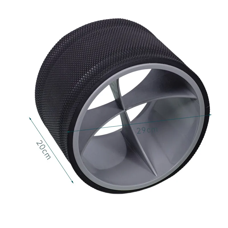 Custom Logo Eco-Friendly Gym Fitness Pilates TPE Yoga Wheel Set 3 Pack Premium Back Roller Strong and Durable