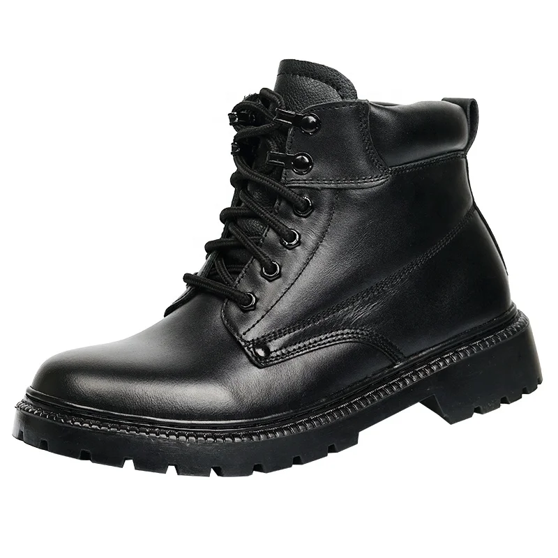 Wholesale Black Warm Martin Boots Safety Waterproof Outdoor Boots Comfortable Snow Boots
