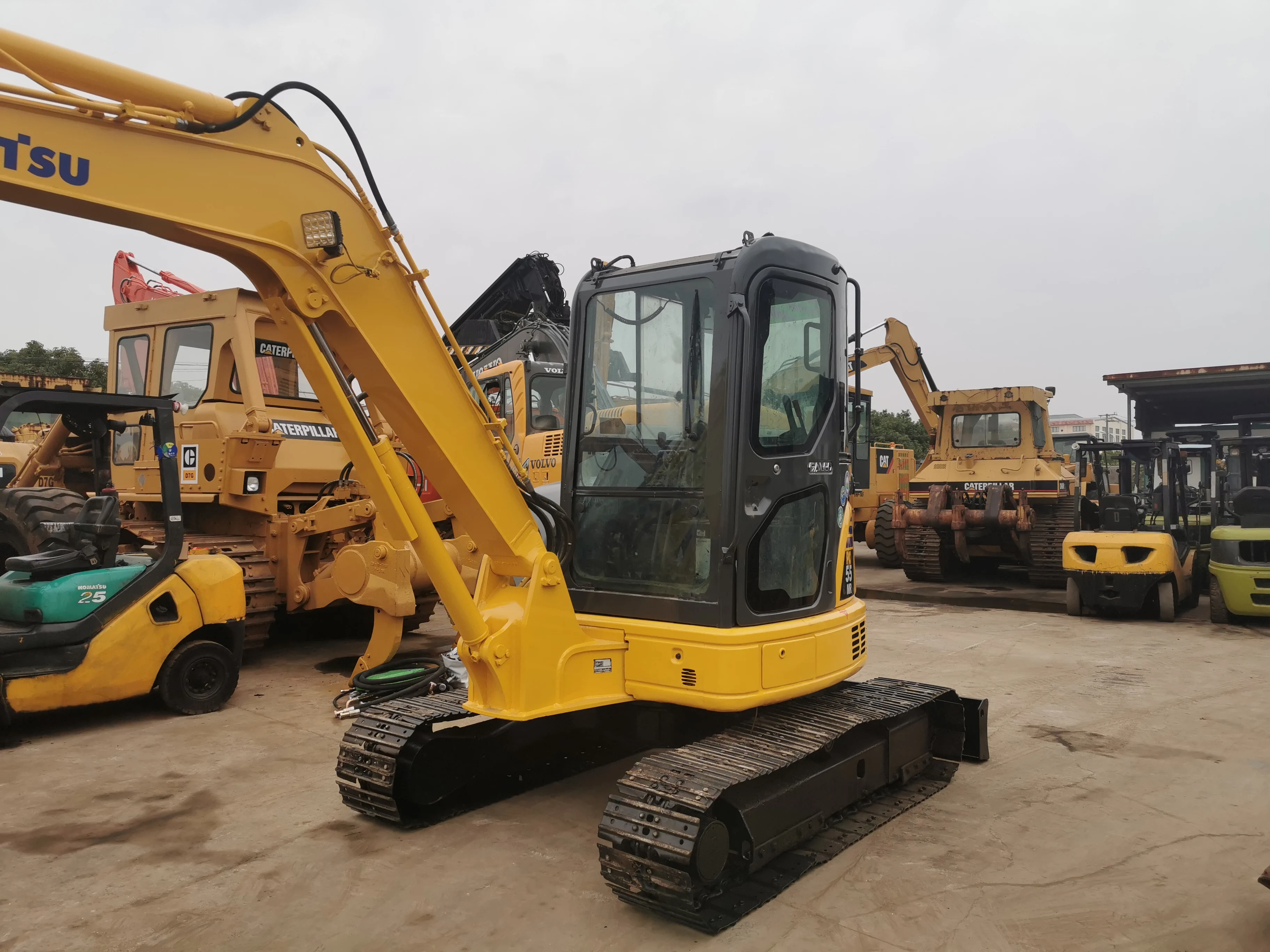 Used Komatsu PC55 PC56 Excavator 5 Ton Mini Excavator For Sale