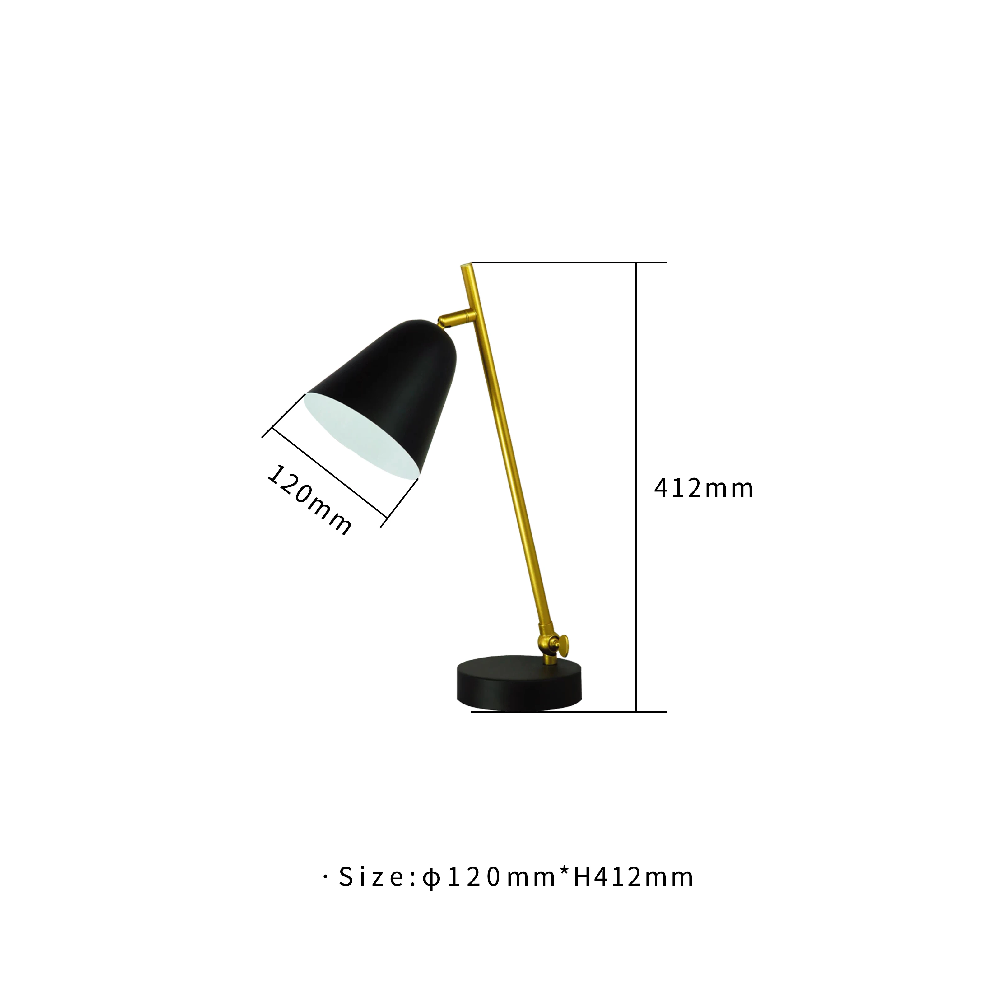 wholesales metal Modern Light Flexible metal Bedside lampE14 Decorative Book Reading Led Desk Table Lamp for study hotel bedroom