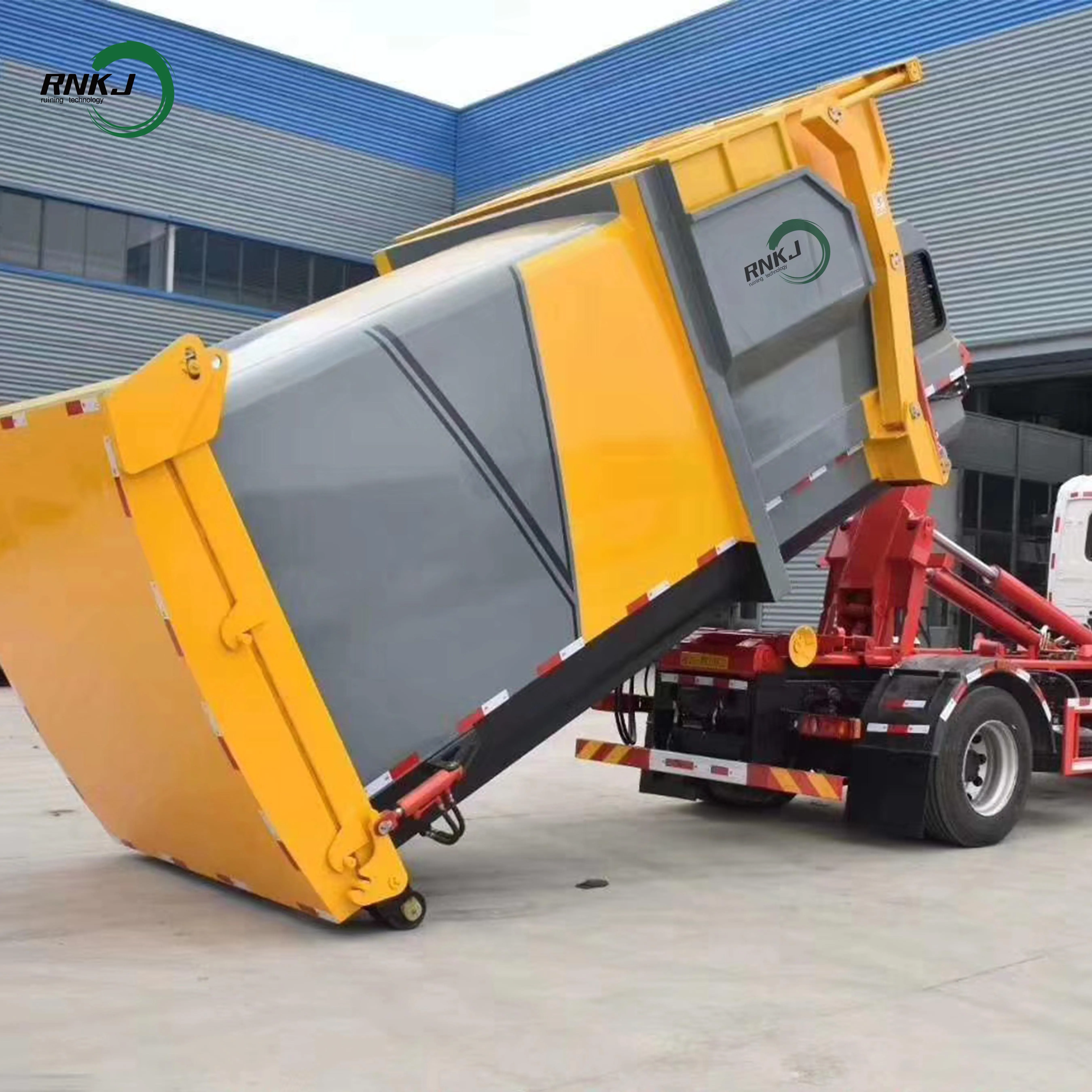 9m3 12m3 18m3 Garbage Compactor Bin Large Waste Treatment Machine for Sale