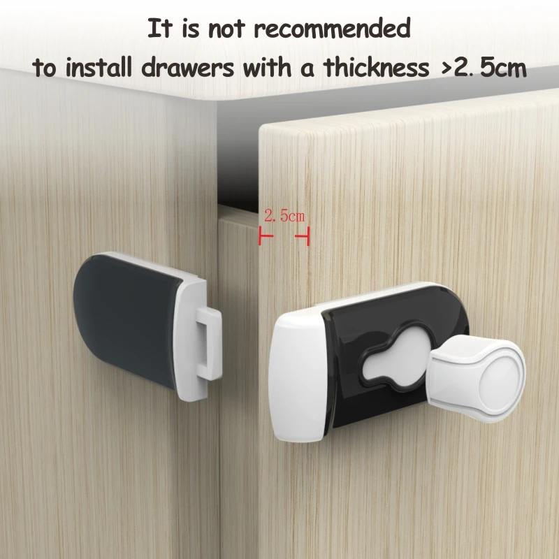 
Amazon Top Seller 2021 Baby Magnetic Latches Children Kids Drawer Door Lock Child Safety 