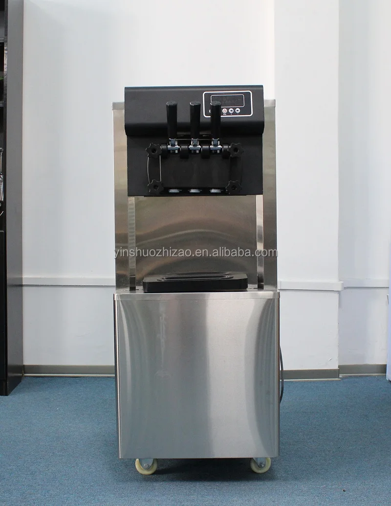 28-36L/H BQL-Y3000 2 compressor stainless steel Three flavor soft serve ice cream making machine factory price