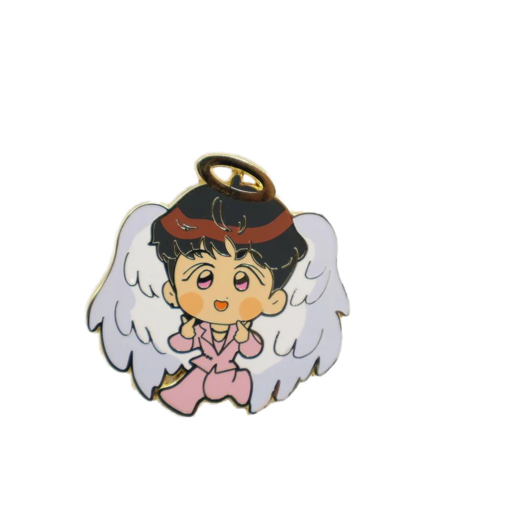Custom Enamel Pin Soft Enamel Pin Cartoon With Glitter Metal Badge Logo Maker UV Print Cute Anime Hard Enamel Lapel Pin