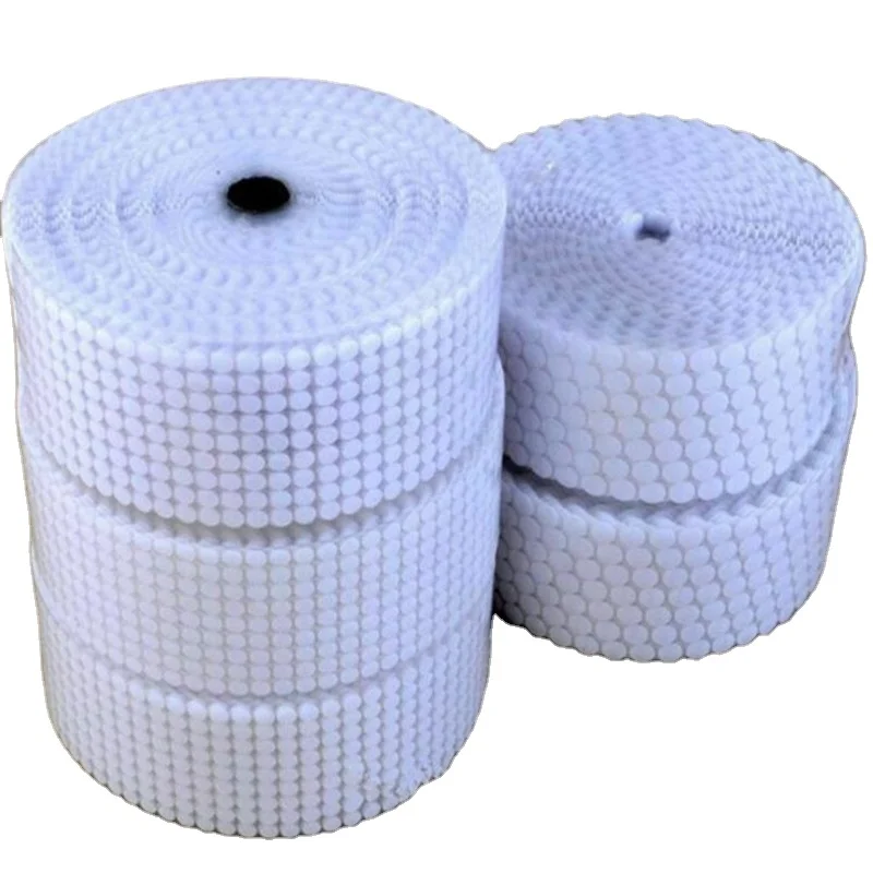 Circle Pairs 500 Pairs Adjustable Printed Hook And Loop Dots Self Adhesive Round Hook And Loop Tape Fastener Hook Loop Dots