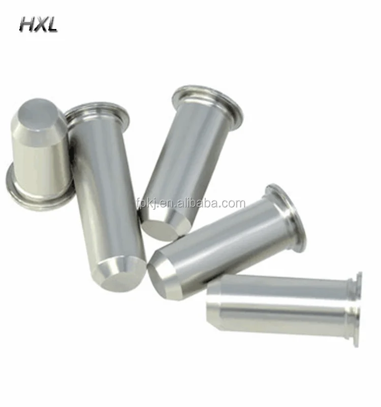 TPS flat head guide dowel pin cylindrical self clinching pins fixed 304 stainless steel pressure riveting positioning pin