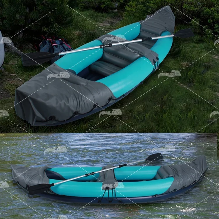 BS-k330 finn kayak professional 2 personnes rotomolded inflatable kayak