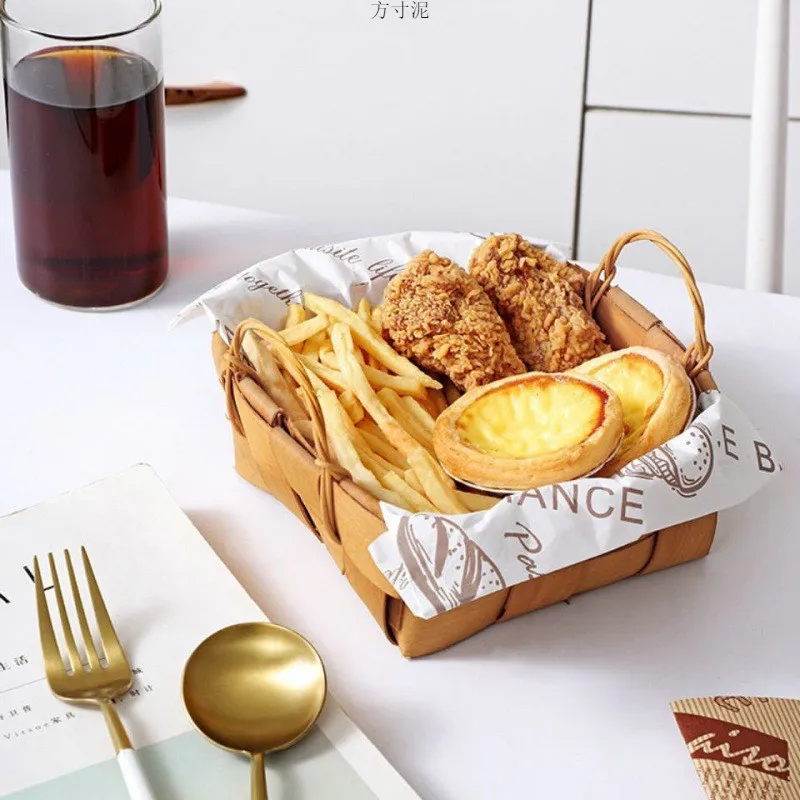 Wholesale Custom Printed Food Grade 38gsm 40gsm Greaseproof Bakery Sandwich Butter Wax Coated Burger Wrapping Paper