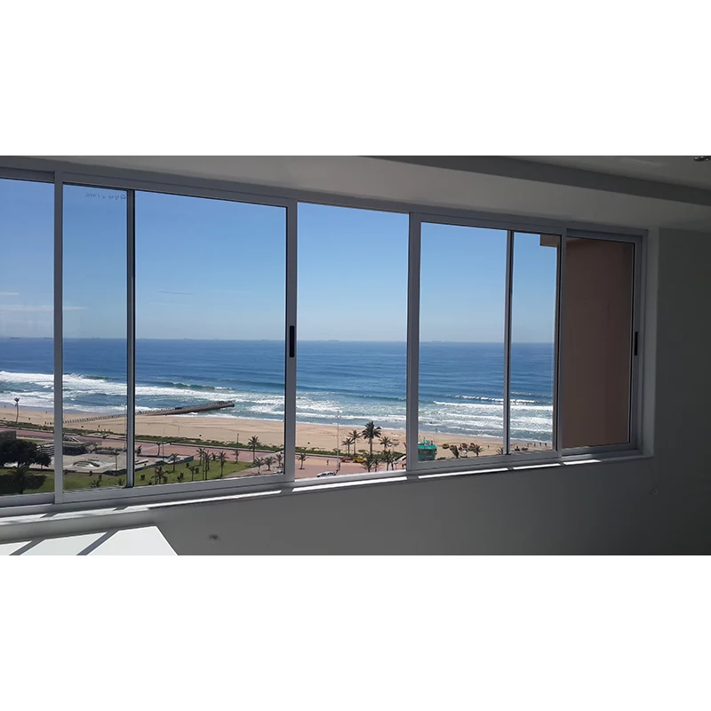 Wholesale Aluminium Glass Price 3 Track Design Safety Sliding Windows for Homes Building