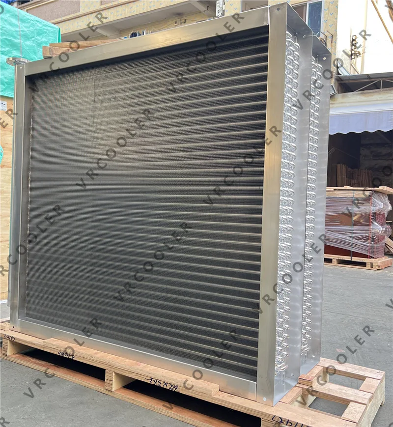 Industrial SUS Water to Air Heat Exchanger for Custom Cast Silicone Processing Line