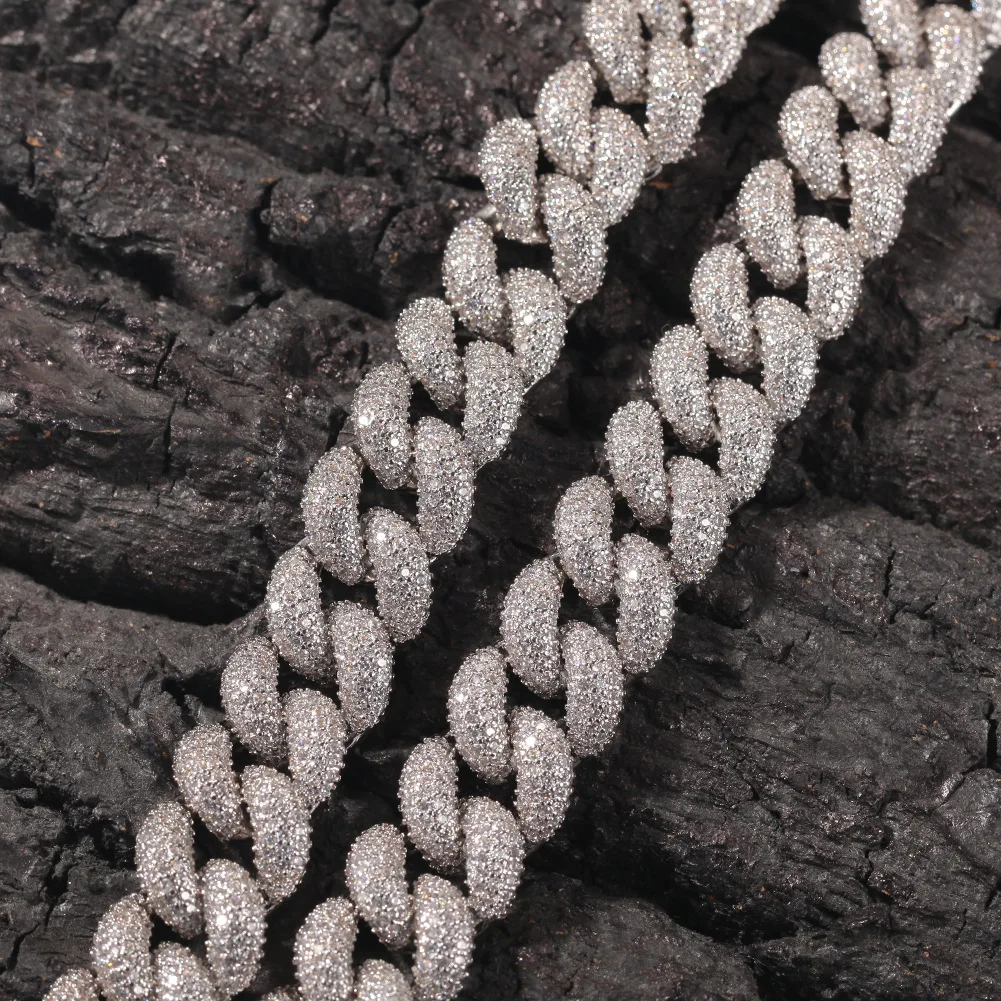 Bling Solid Hip Hop brass  3D full diamond Zircon Gold Silver diy coin necklace kukui nut necklace