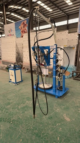 Two Component Sealant Spreading Coating Machine Insulating Glass Double Glazing Making 2 Component Sealant Extruder