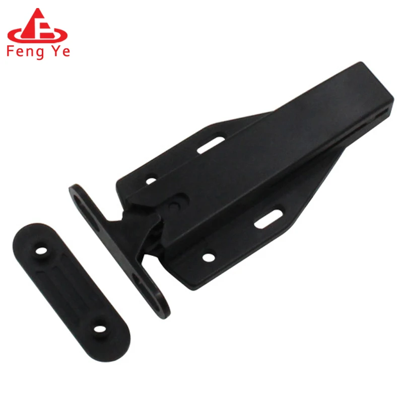 Closet cabinet door side mount push system plastic latch Wholesale sliding door damper cabinet door bounce close pull latch