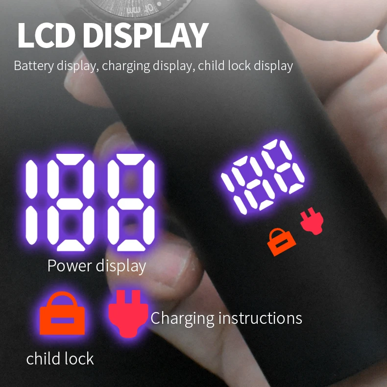 2024 Hot Sales 5 In 1 Mini Electric Mens Hair Beard Shaver IPX6 Portable USB Rechargeable Hair Trimmers