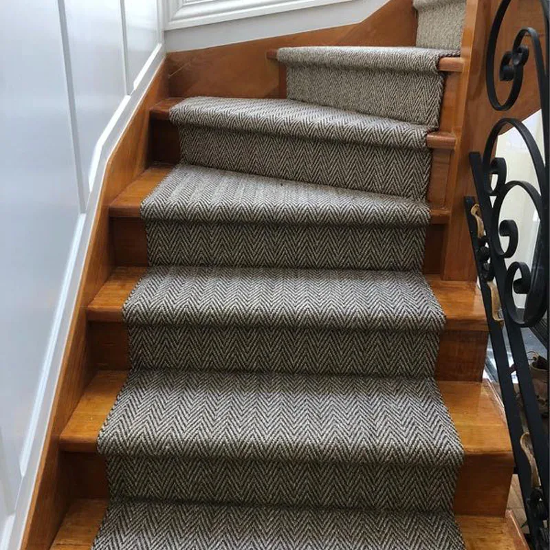 Natural Fabric Sisal Roll Carpet Fibre Fireproof Natural Color Sisal Fiber Carpet and Rug