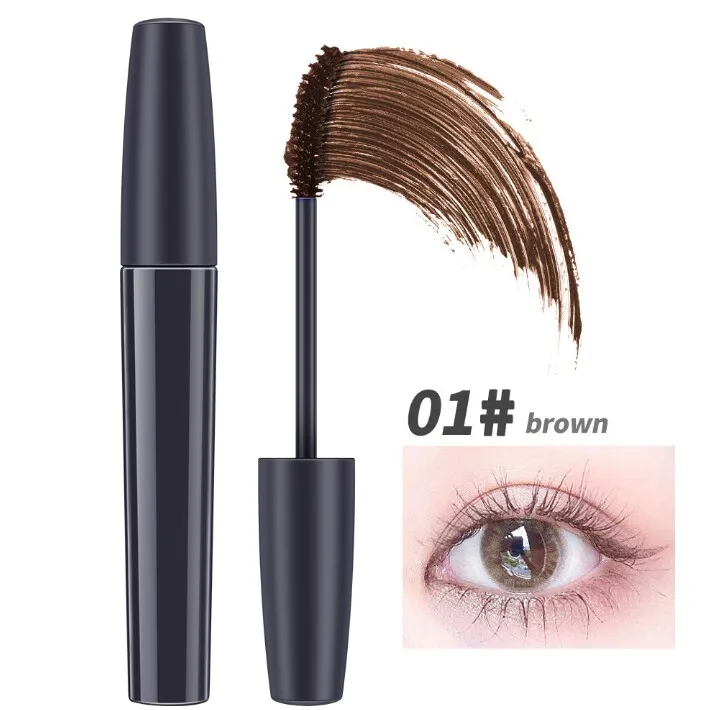 6 Colors Mascara Quick Dry Mascara Custom Logo Vegan Waterproof 4D Fiber Lash Makeup Cosmetics Mascara