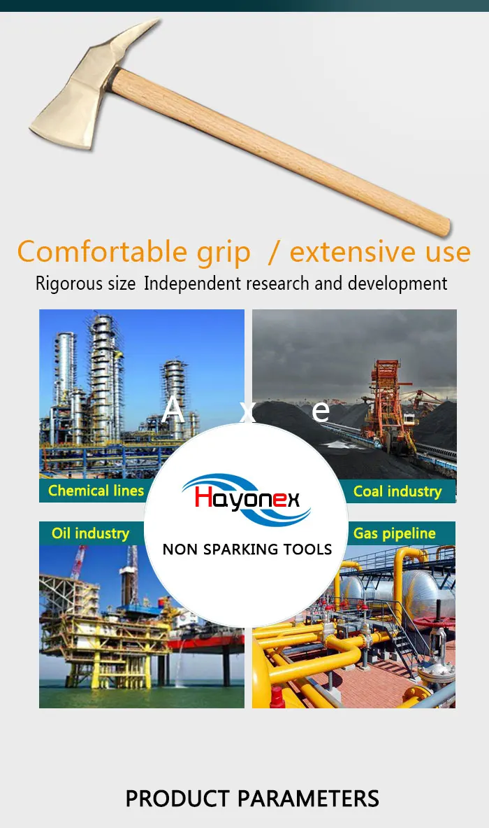 New best selling non-sparking tools  explosion proof fire axes high quality manual tools other hand tools