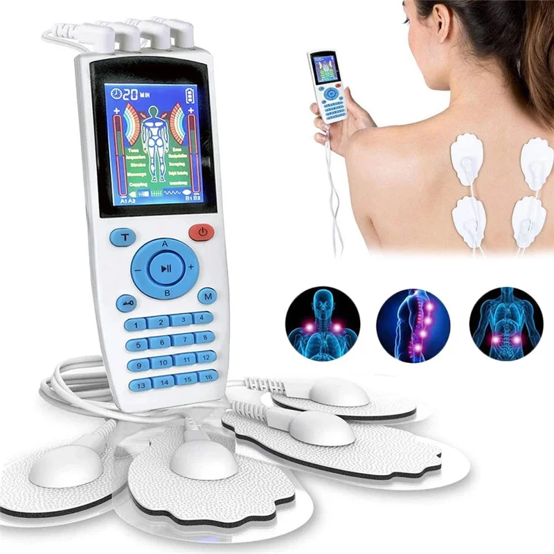4 therapy mat digital diagnose physical therapy machine tens unit muscle stimulator massager