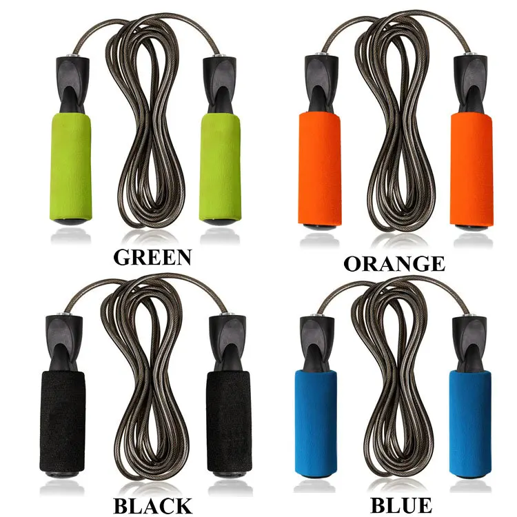 high quality fitness exercise jumprope Speed Skipping Jump Rope pvc adjustable jumprope