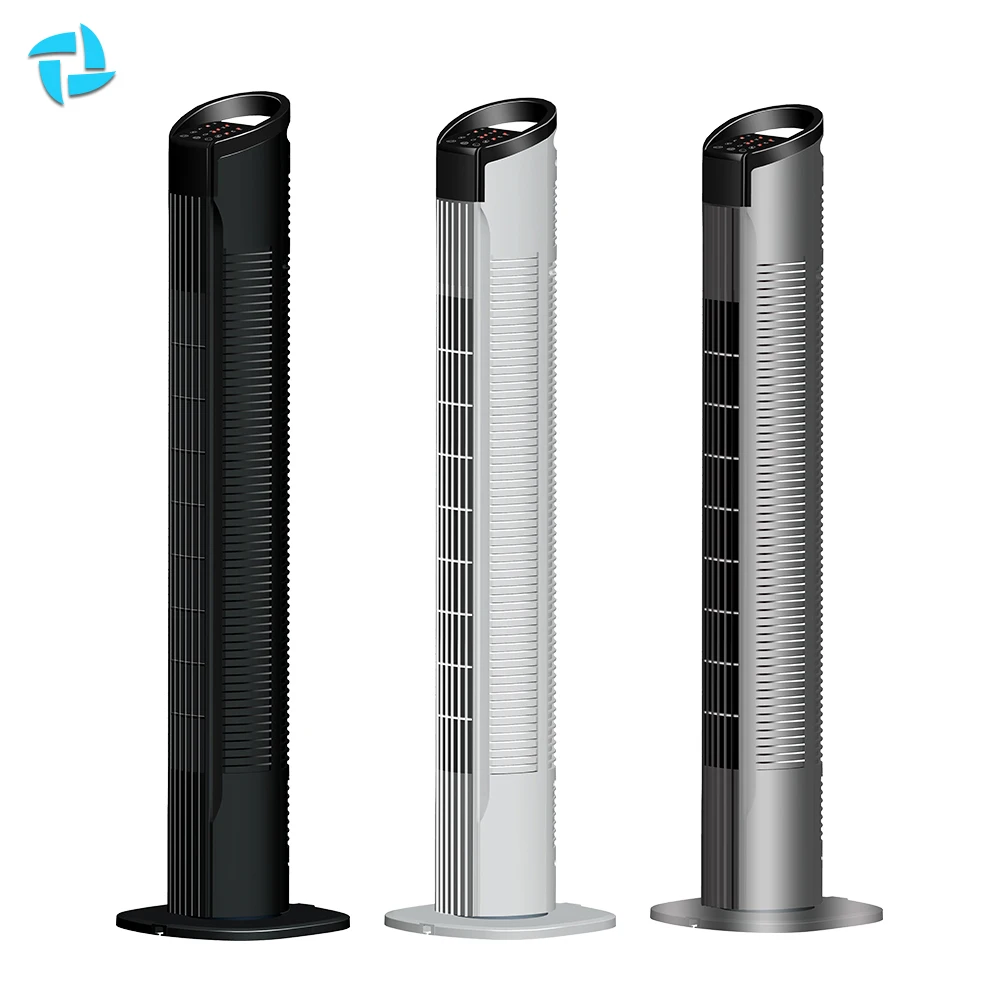 modern silent 220v black air cooling tower electric fan