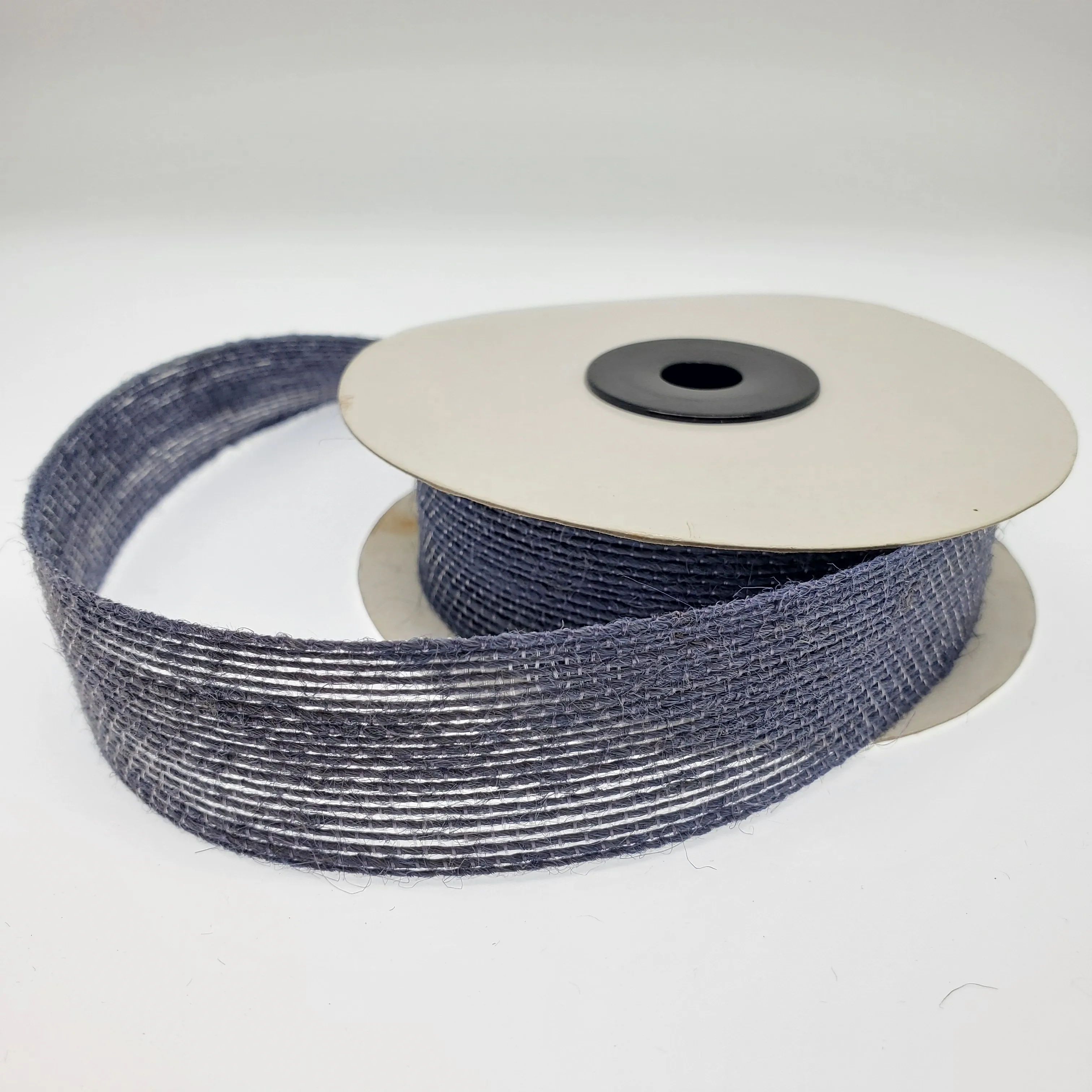 Tailor Made Wholesale Luxury Double Face Custom Color Linen Woven Natural Ribbon