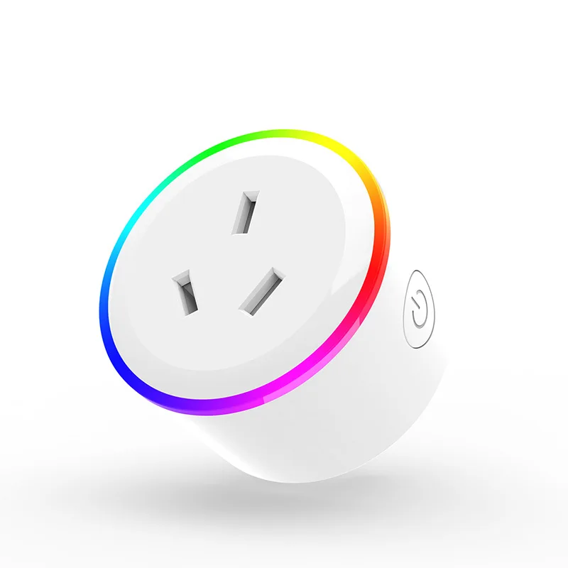 Excel Digital Wifi Plug RGB AU Standard Light Night Socket Smart Wall Plugs