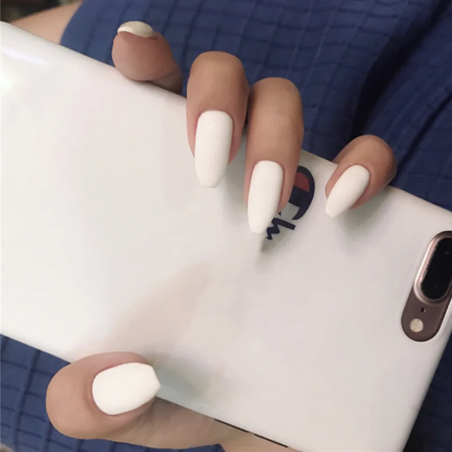 Manufacturers direct shipment nails artificial cute nails jelly fake nails wholesale 24 pieces boxed