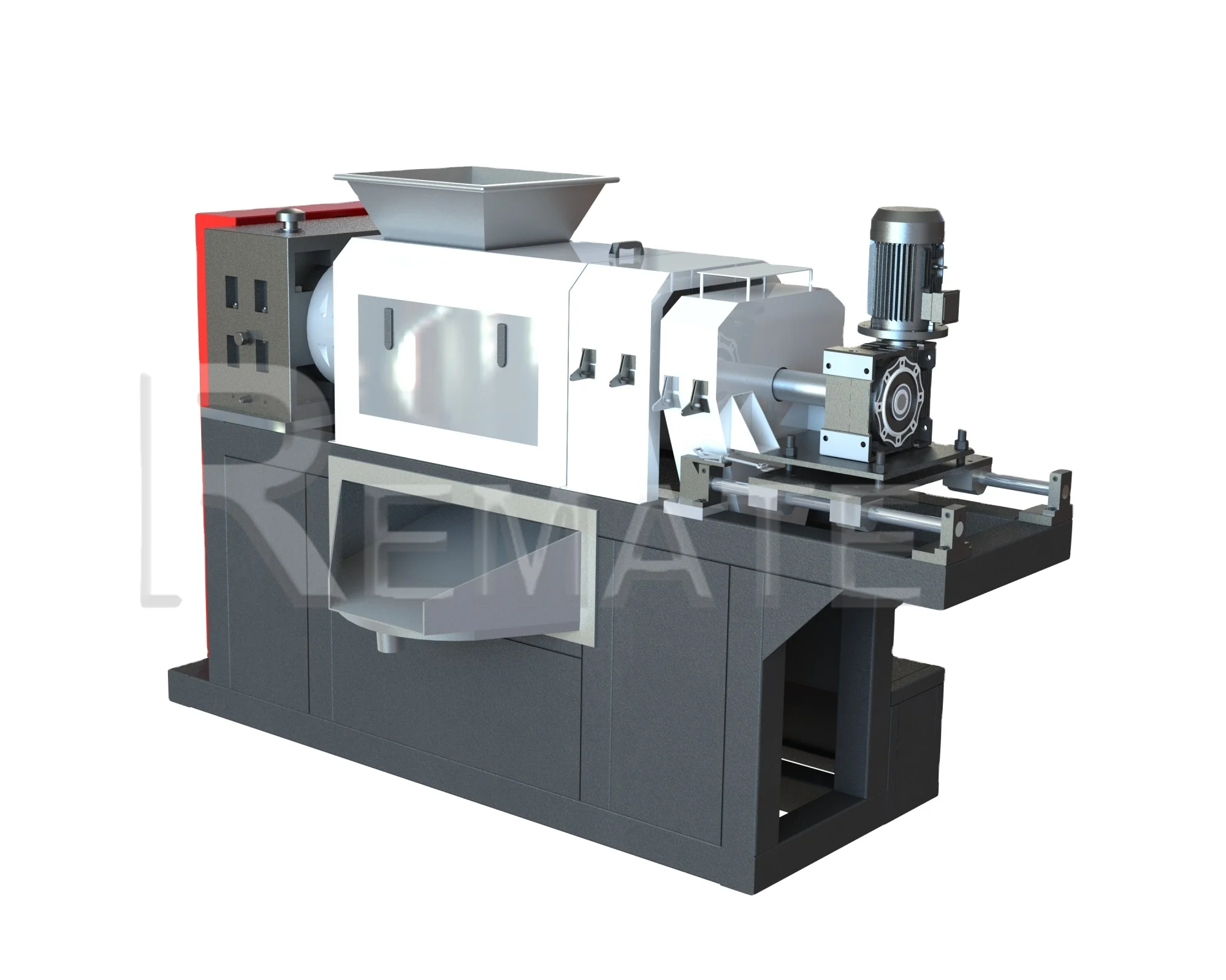 300kg plastic squeezing pelletizing combination machine squeezer and granulation machine with high performance