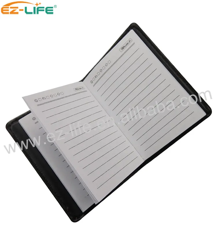 School Supplies Leather Keychain Car Promotion Pen And Custom Notebook