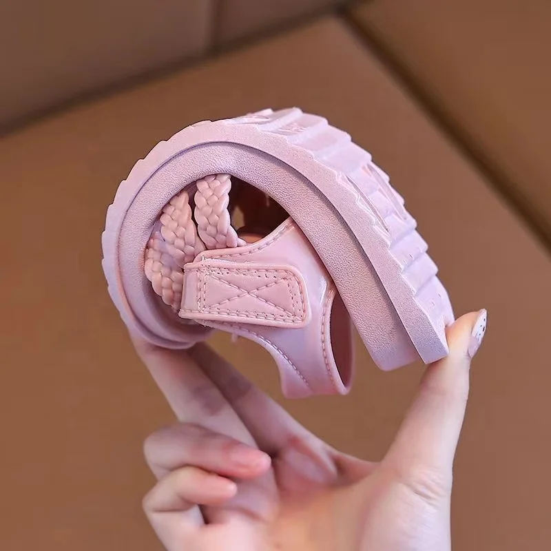 Footwear wholesale PVC Children sandal Summer girls Slides slipper  kidsBeach Sandals Shoes