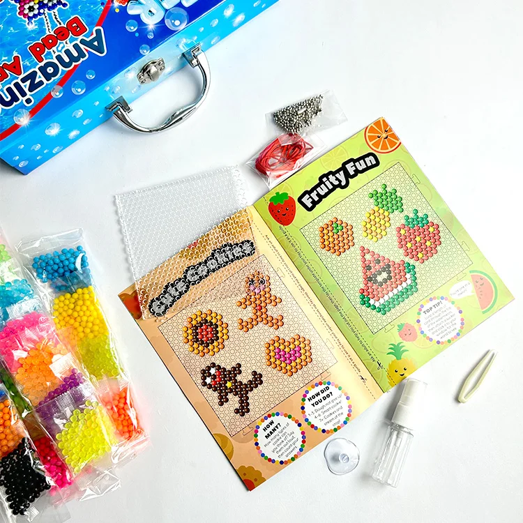 Производство BSCI изготовление на заказ плавких водяных бусин набор для декоративно-прикладного искусства детских образовательных игрушек