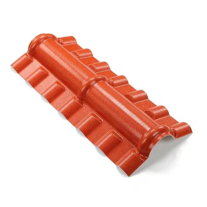 China factory sound proof plastic upvc sheet ASA resin roof tile