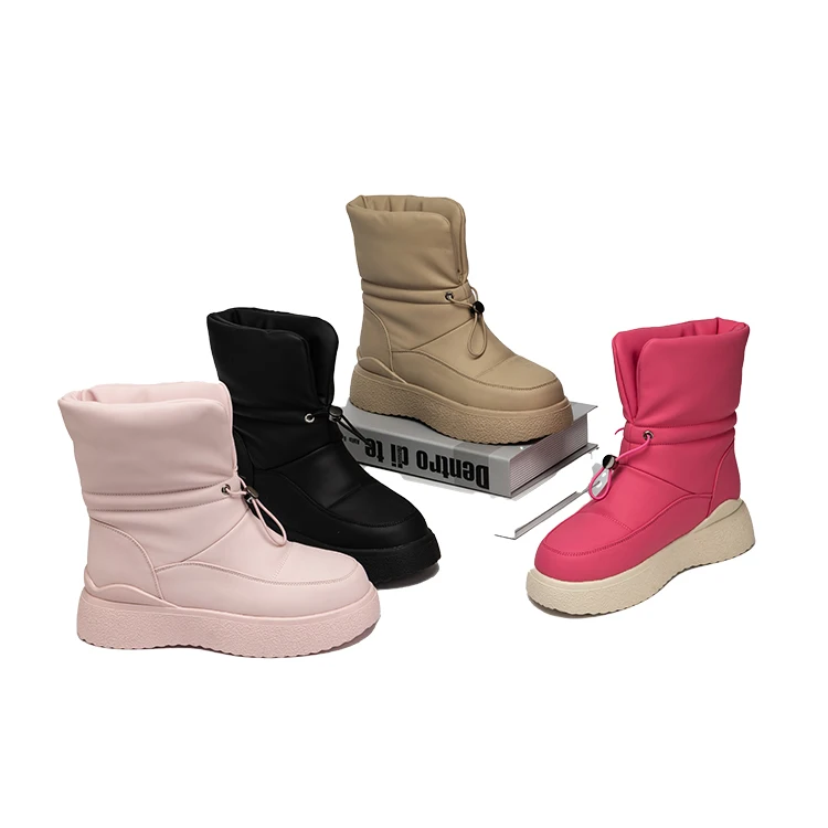 Botas открывают для себя стильную обувь каждого случая черные сапоги на платформе женщин