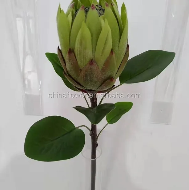 FCR107 Artificial silk flowers faux Protea flower good quality for home or wedding decoration