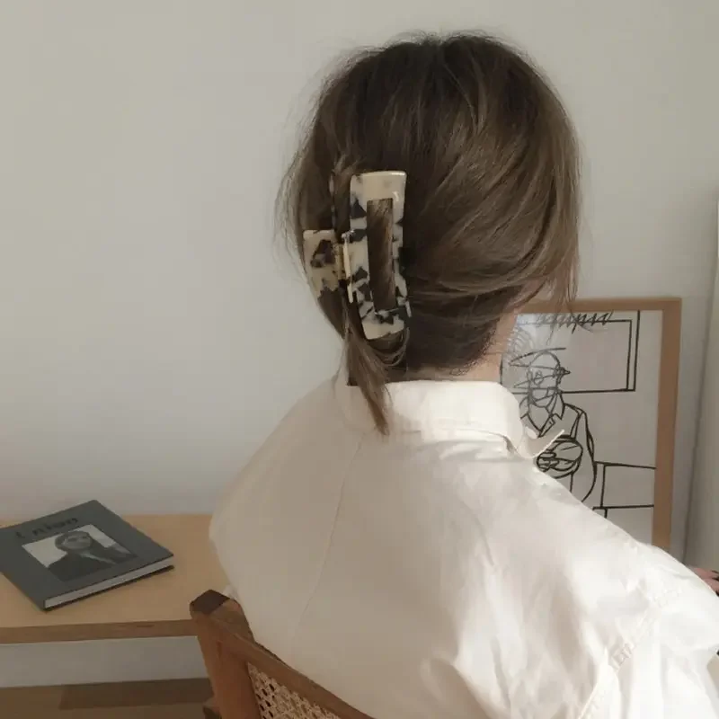 Hawaiian Style Fashion 39 Colors Acrylic Large XL Acetate Hair Claw Clips 10.5CM for Woman