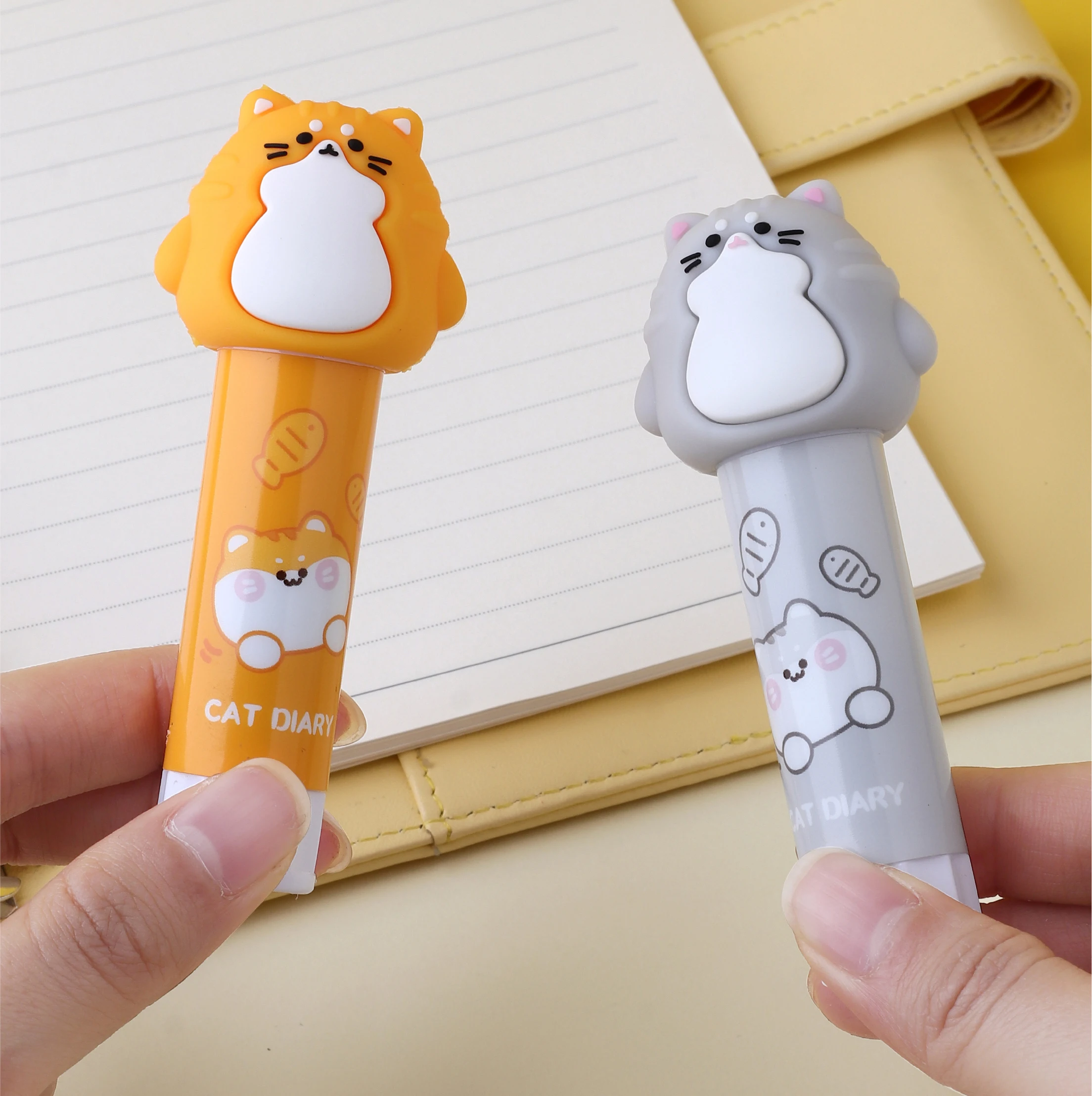 High Quality Non-Toxic PVA PVP Glue Stick School/Office Tools 9g White Glue Stick with cute top for students