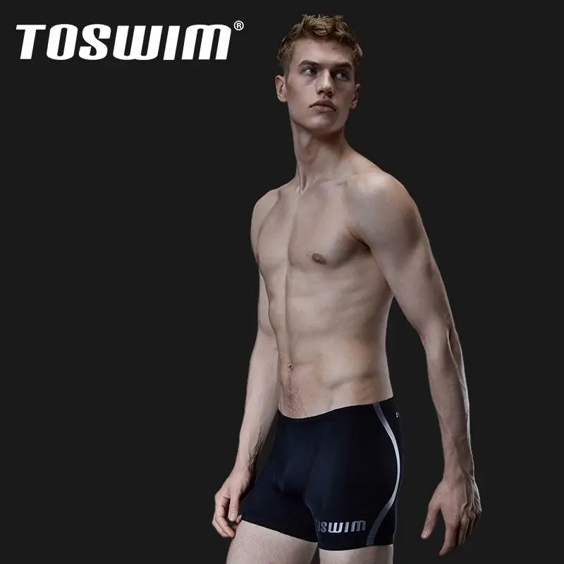 Manufacturer Bright  Mens Swim Trunks Swim Jammer Swimwear For Men Shark Skin