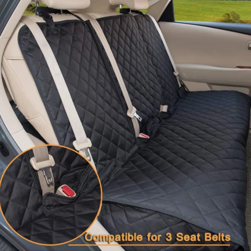 Durable Waterproof Pet Dog Cat Protective Car Seat Cover Scratch Resistant Backseat Dog Car Seat Covers Bench for Pets
