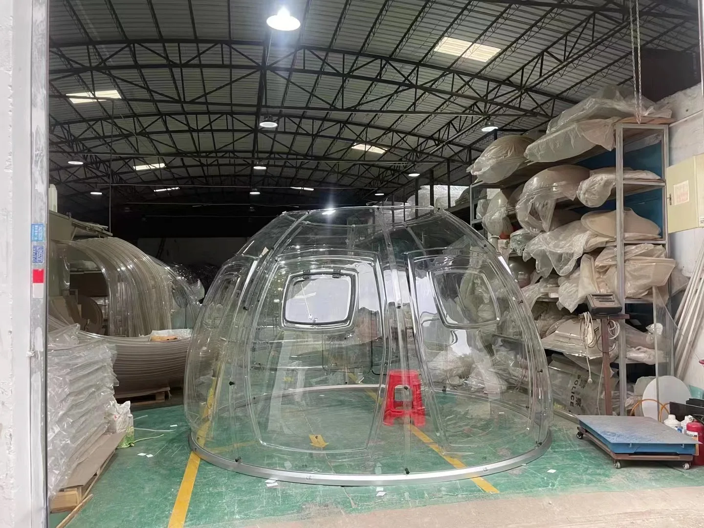 Dome House Star View Round Tiny House Prefabricated Dome Home Pc Transparent Solid Sheet
