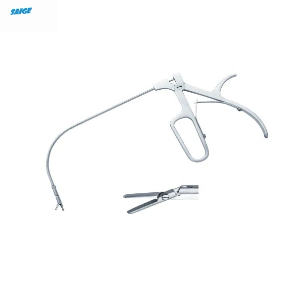 Laryngeal  operating forceps/Fish bone catching laryngeal forceps
