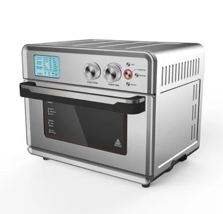 
stainless steel LCD air oven with quick dial for 21 preset menus oil-free cooking 