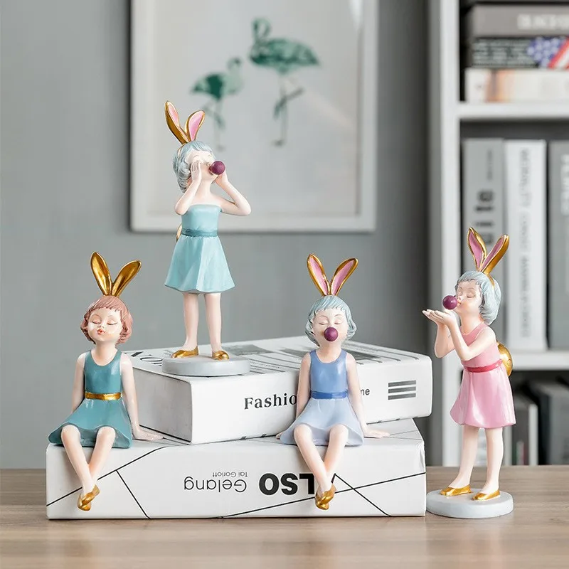 Современное легкое роскошное креативное украшение с пузырьками для девушек, для гостиной, ТВ, кабинета, винного шкафа, домашнее мягкое украшение, полимерные ремесла