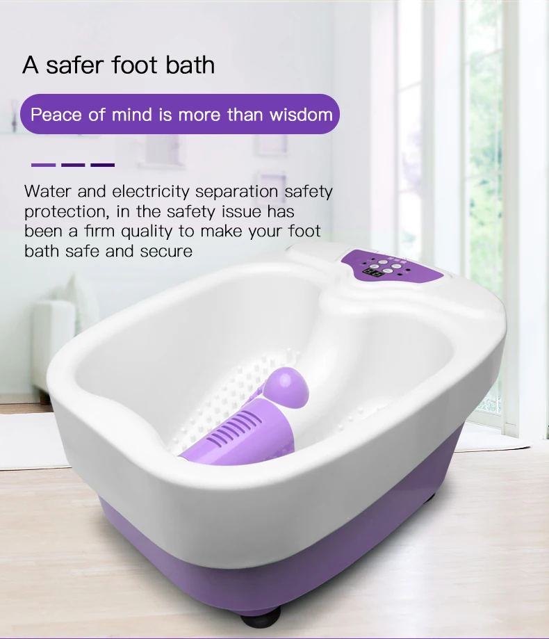 Quality Good Foot Heating Spa Bath Massager with Heat Bubble Massage Footbath for Elderly