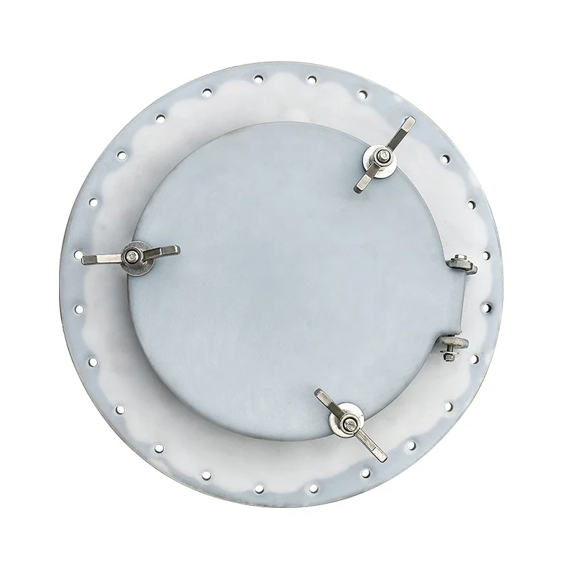 Super corrosion resistance 20 inch Plastic-Lined Manhole Cover for Chemical tank truck