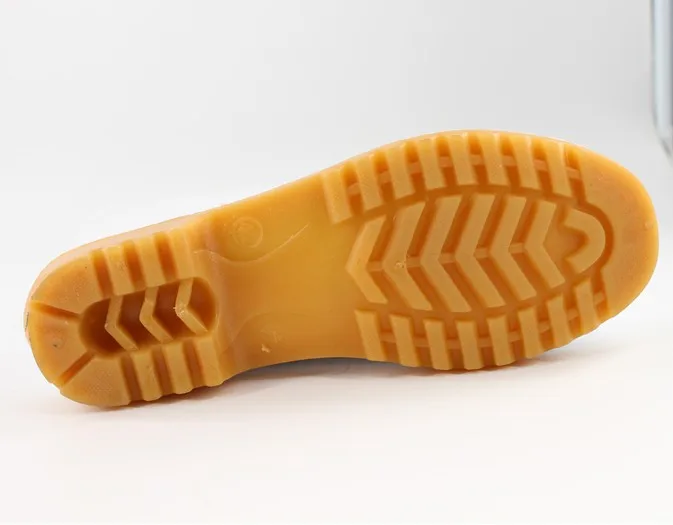 Jarvis High quality Food Industry  PVC Oil Resistant Anti fouling Cleaning Simple Safety Slaughter Outdoor Rain Boots for Men