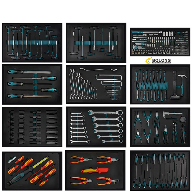 Customized Drawers Workshop Garage Tool Chest Roller Storage Metal Tool Cabinet